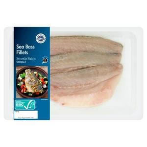 New England Seafood 210g Sea Bass Fillets