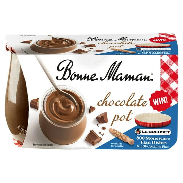 Bonne Maman Chocolate Pot 2 x 115g - gallery image 1