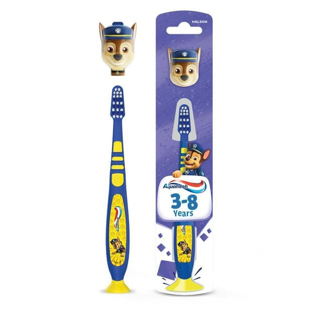 Aquafresh Paw Patrol Little Teeth Toothbrush 3-8 Years for Kids - gallery image 1