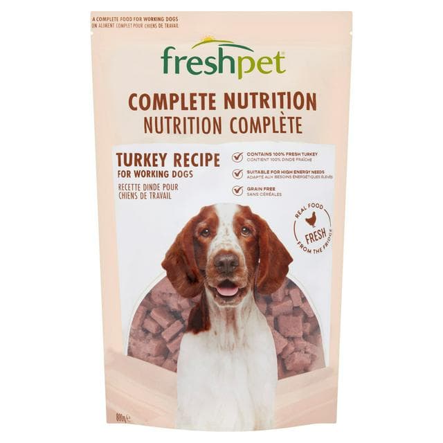 Freshpet Complete Nutrition Turkey Recipe for Working Dogs 800g - gallery image 1