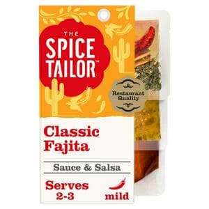 The Spice Tailor Mexican Classic Fajita Sauce & Salsa Meal Kit 245g