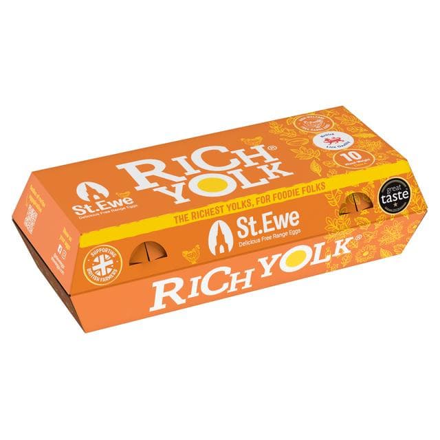 St. Ewe Rich Yolk Free Range Eggs x10 - gallery image 2