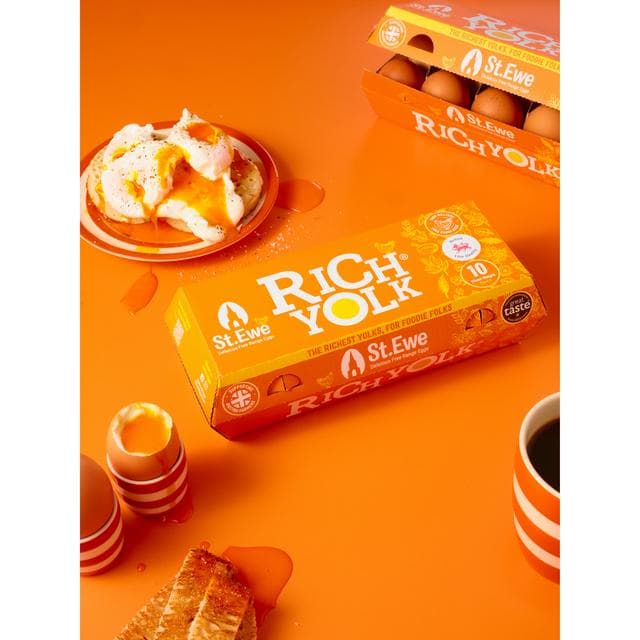 St. Ewe Rich Yolk Free Range Eggs x10 - gallery image 5