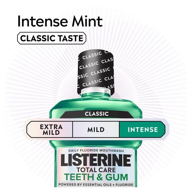 Listerine Total Care Teeth & Gum Fresh Mint Mouthwash 1L - gallery image 3
