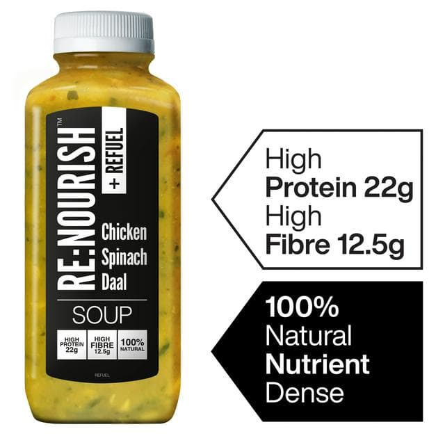 Renourish + Refuel Chicken Spinach Daal Soup 500g - gallery image 1