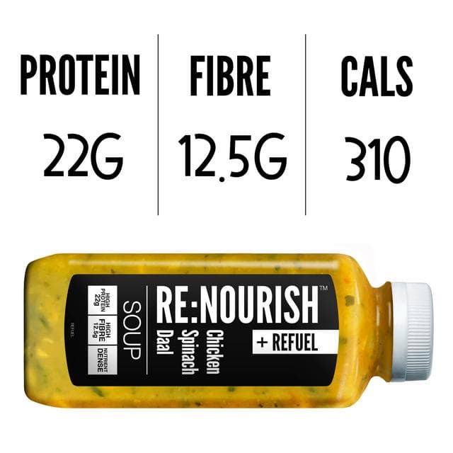 Renourish + Refuel Chicken Spinach Daal Soup 500g - gallery image 2
