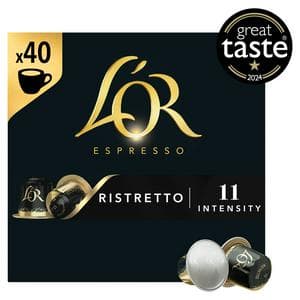 L'OR Espresso Ristretto Intensity 11 Coffee Pods x40 208g