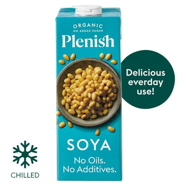 Plenish 1L Chilled Dairy Free Organic Soya Drink - gallery image 1