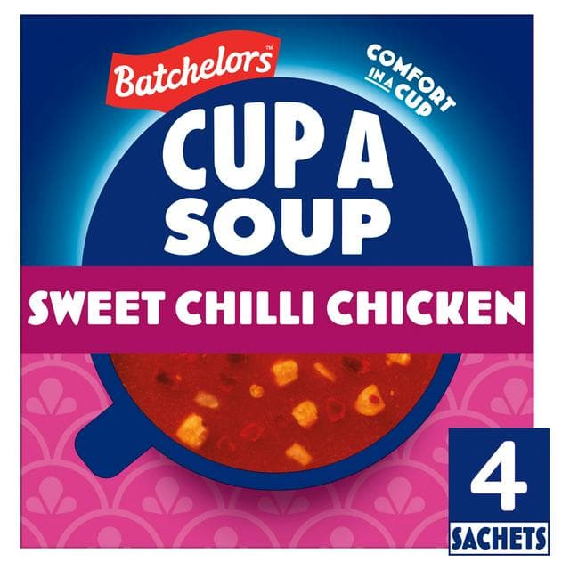 Batchelors Cup a Soup Sweet Chilli Chicken x4 92g - gallery image 1