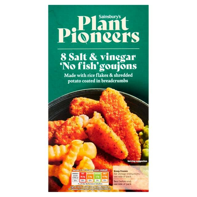 Sainsbury's Salt & Vinegar Fishless Goujons 240g - gallery image 1