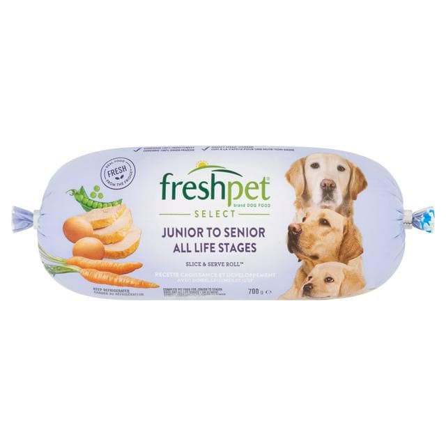 Freshpet Junior to Senior All Life Stages Slice & Serve Roll for Dogs 700g - gallery image 1
