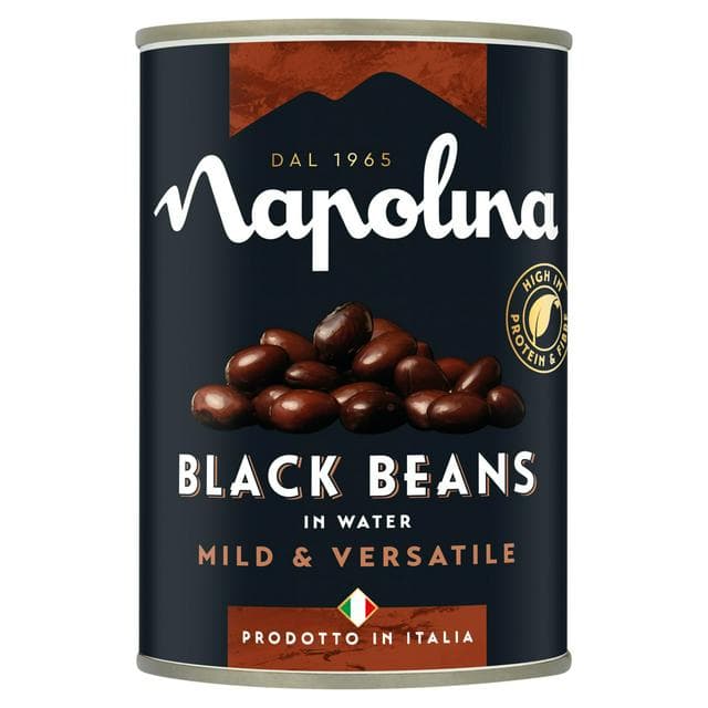 Napolina Black Beans in Water 400g - gallery image 1