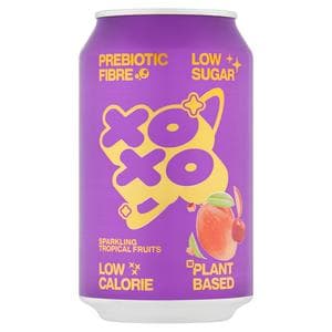 XOXO 330ml Sparkling Tropical Fruits Soda Can