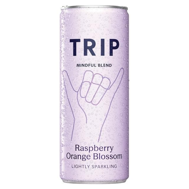 TRIP 330ml Raspberry Orange Blossom Sparkling Drink - gallery image 1