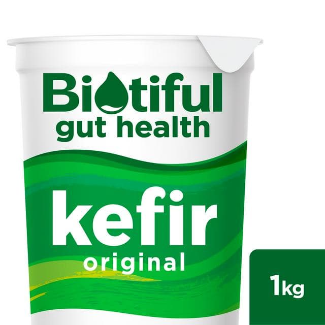 Biotiful Gut Health Kefir Natural Yogurt Original 1kg - gallery image 1