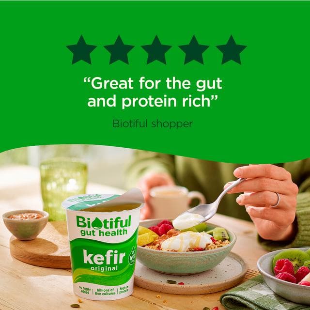Biotiful Gut Health Kefir Natural Yogurt Original 1kg - gallery image 4