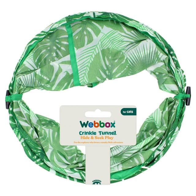 Webbox Crinkle Tunnel for Cats - gallery image 1