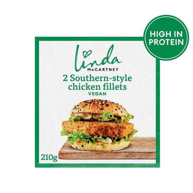 Linda McCartney Southern Style Chicken Fillets x2 210g - gallery image 1
