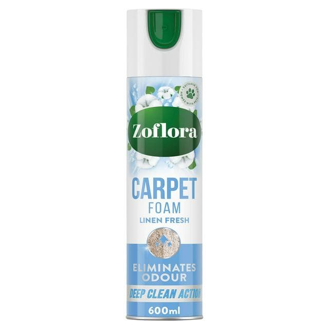 Zoflora Carpet Fresh & Care Foam Linen Fresh 600ml - gallery image 1