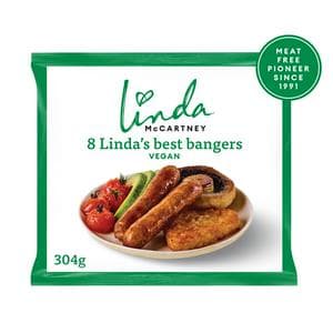Linda McCartney Linda's Best Bangers Vegan x8 304g