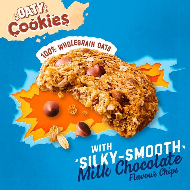 McVitie's Hobnobs Milk Chocolate Flavour Chips Oaty Cookies 155g - gallery image 3