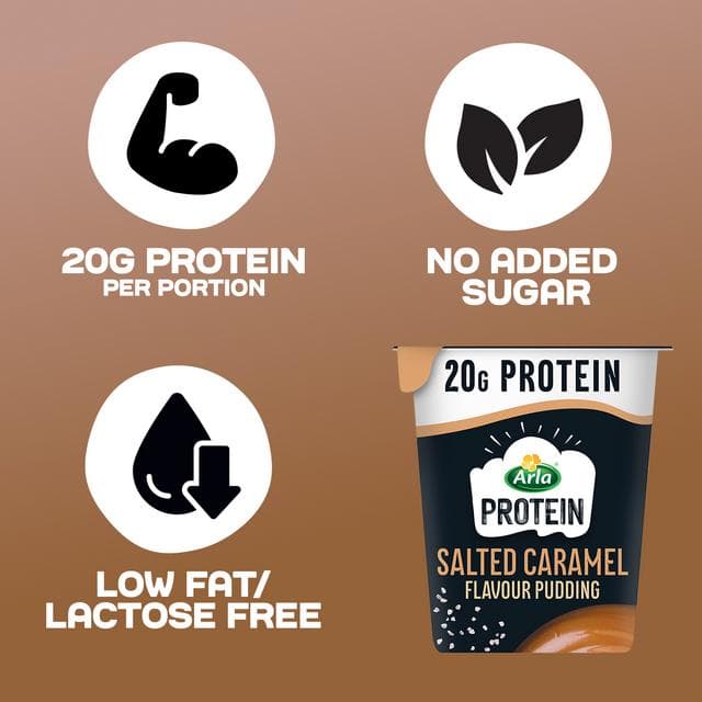 Arla Protein Salted Caramel Flavour Pudding 200g - gallery image 2