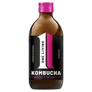 One Living Organic Kombucha Raspberry & Pomegranate 330ml