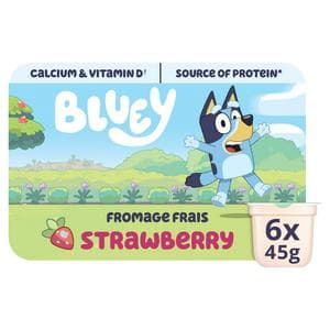 Bluey 6 x 45g Strawberry Fromage Frais