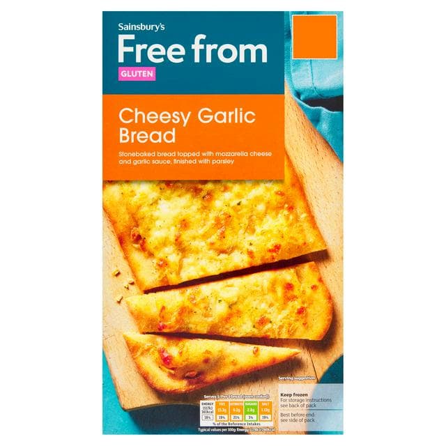 Sainsbury's Freefrom Cheesy Garlic Bread - gallery image 1