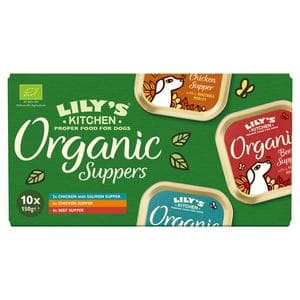 Lily's Kitchen 10 x 150g Organic Suppers Wet Dog Food Multipack