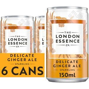 The London Essence Co. Delicate Ginger Ale Cans 6 x 150ml