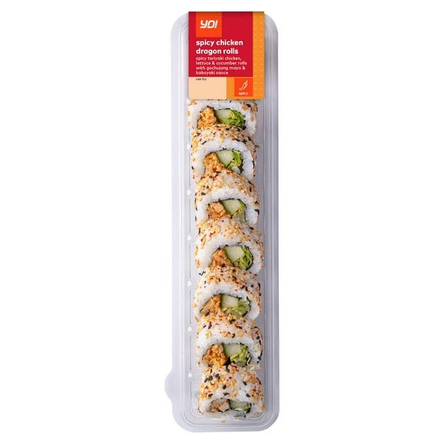 YO! Spicy Chicken Dragon Rolls 215g - gallery image 1
