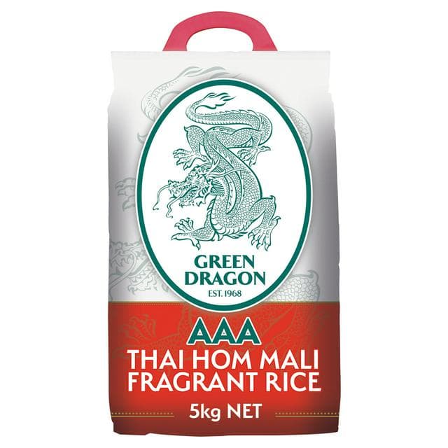 Green Dragon Thai Hom Mali Fragrant Rice 5kg - gallery image 1