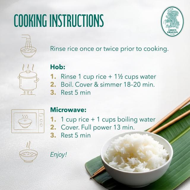 Green Dragon Thai Hom Mali Fragrant Rice 5kg - gallery image 5