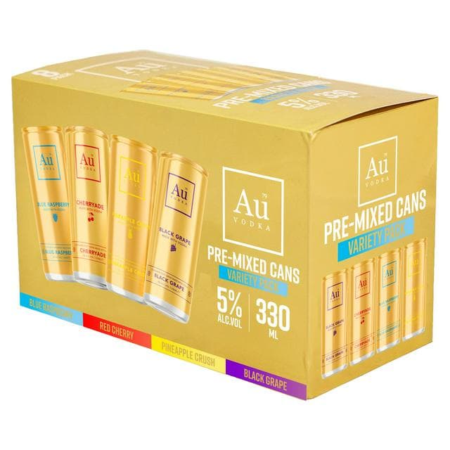 Au Vodka Variety Pack 8 x 33cl - gallery image 1