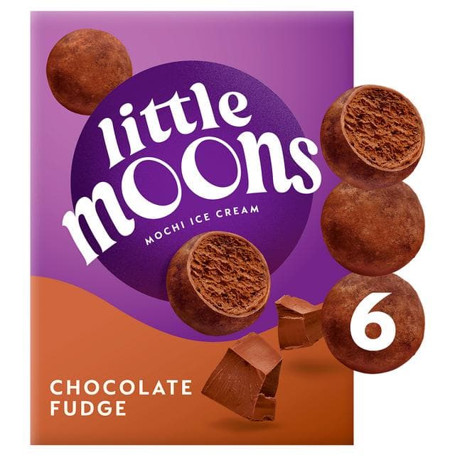 Little Moons Chocolate Fudge Mochi Ice Cream 6 x 30g - gallery image 2