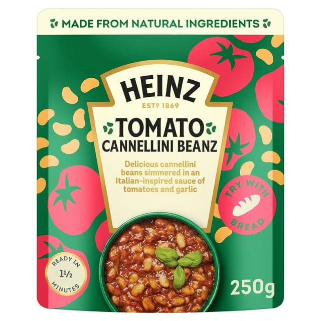 Heinz Tomato Cannellini Beans Italian Style 250g - gallery image 1