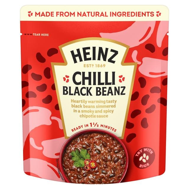 Heinz Chilli Black Beans Mexican Style 250g - gallery image 2