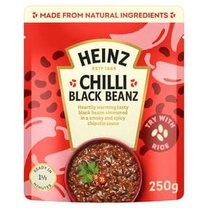 Heinz Chilli Black Beans Mexican Style 250g