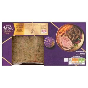 Sainsbury's 1kg Topside of Beef with Salt & Pepper Basting Fat, Taste the Difference
