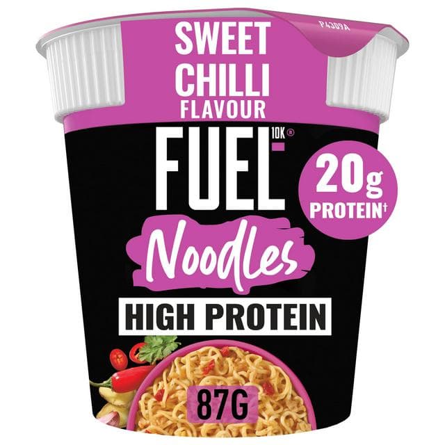 FUEL10K High Protein Sweet Chilli Instant Noodles Snack Pot 87g - gallery image 1