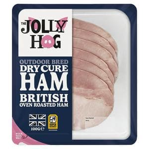 The Jolly Hog British Dry Cure Roasted Ham 100g