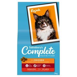 Sainsbury's 2kg Complete Nutrition with Chicken Senior Cat Food