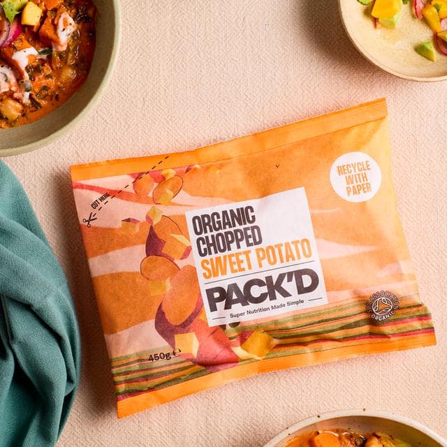 PACK'D Organic Chopped Sweet Potato 450g - gallery image 5