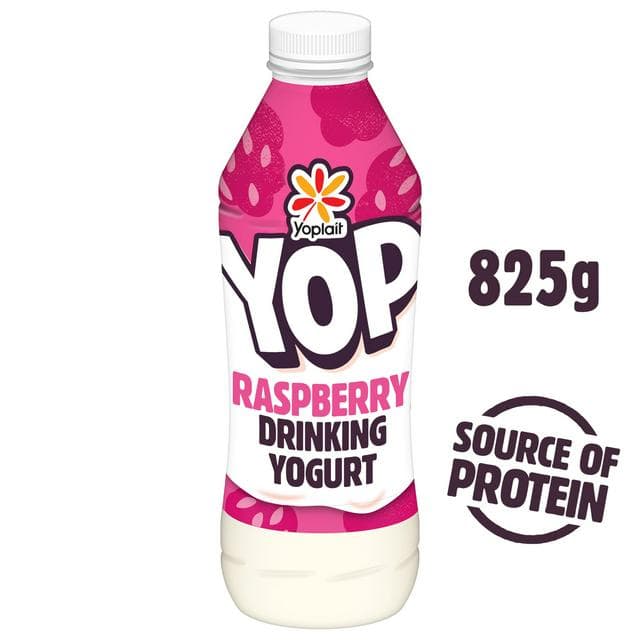 Yop Raspberry Yoghurt Drink 825g - gallery image 1