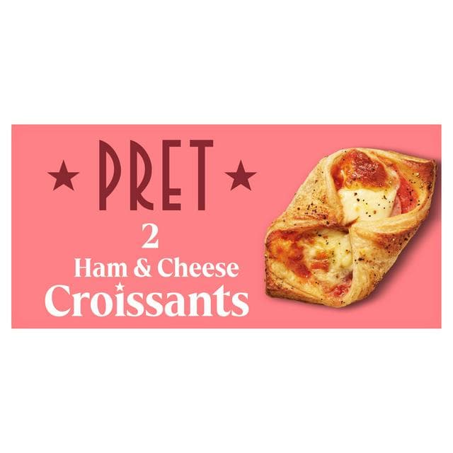 Pret Ham & Cheese Croissants x2 220g - gallery image 1
