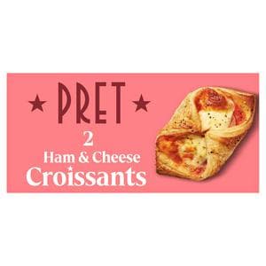 Pret Ham & Cheese Croissants x2 220g