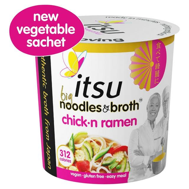 itsu Big Chick N Ramen Instant Noodles & Broth Pot 93g - gallery image 1