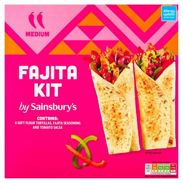 Sainsbury's Fajita Kit 470g - gallery image 1
