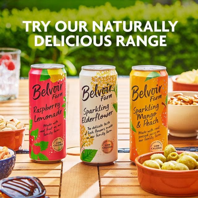 Belvoir Farm Sparkling Mango & Peach 330ml - gallery image 4